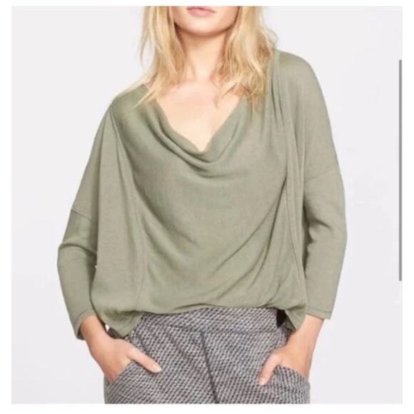Free People Top Women's Medium White Lucky Day Tee Oversized We The Free - Picture 1 of 6